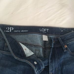Loft curvy skinny jeans